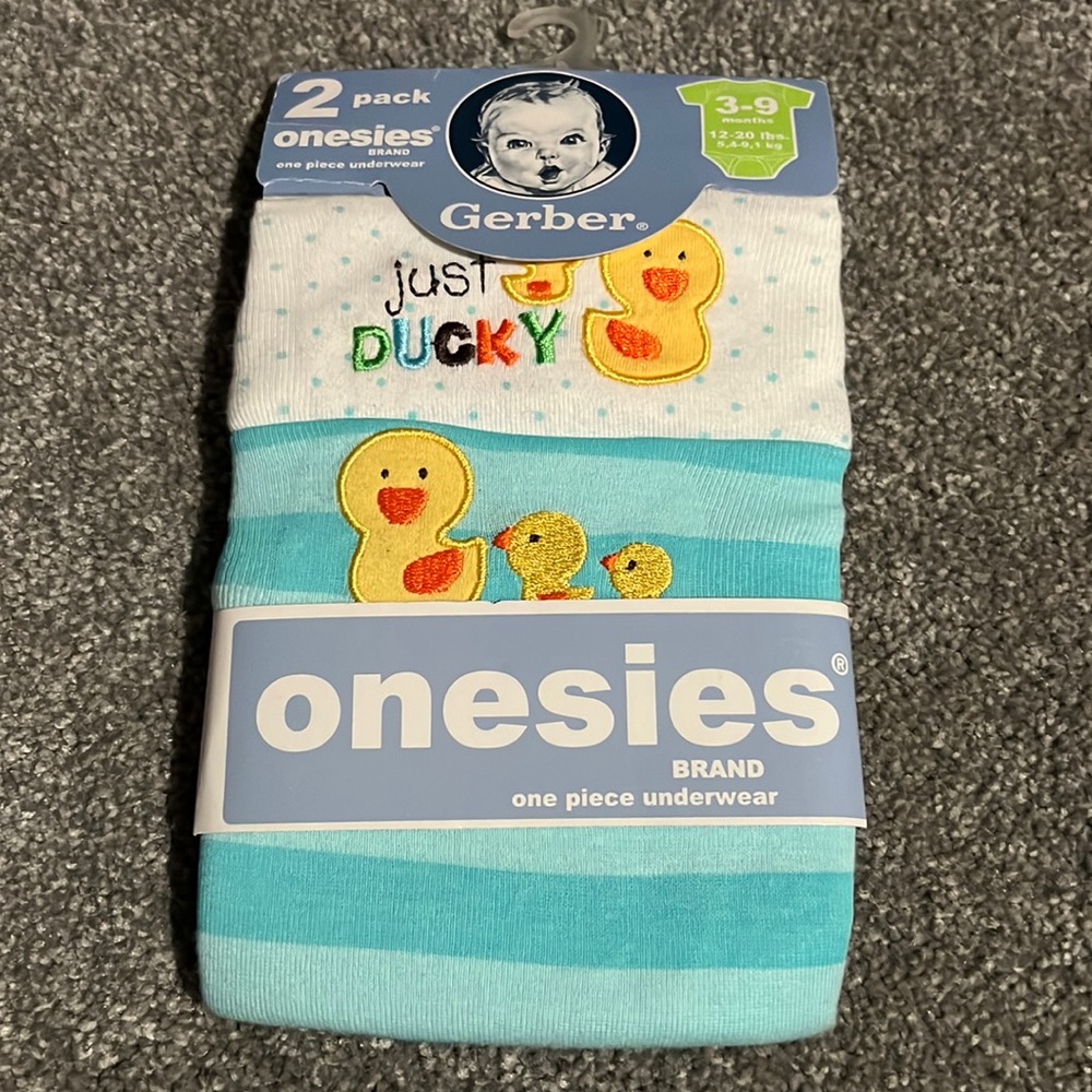 Two pack gerber onesies